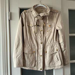 Michael Kors Trench Cost, Tan, Size Medium